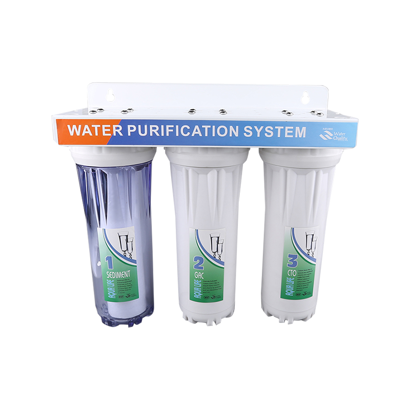 RH-JL3 PET/PP/AS Filtro dell'acqua a tripla stadio con cartuccia