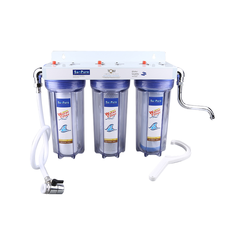 RH-JH3 Tripli stadi Filtro dell'acqua in bottiglia per animali con tubo e beccuccio.