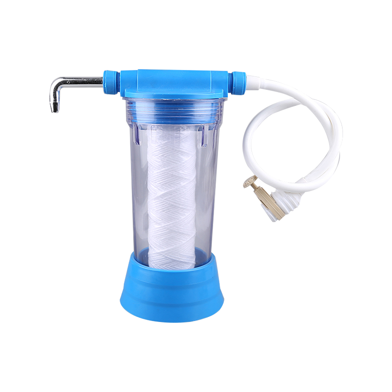 Filtro dell'acqua di rubinetto a tapico singolo RH-JT per animali domestici con cartuccia